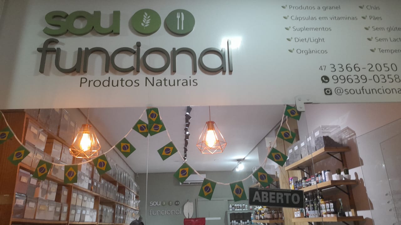 Fachada da loja Sou Funcional em Balneário Camboriú