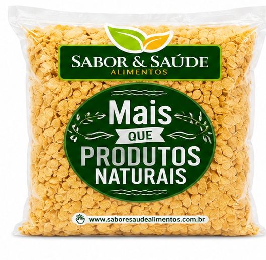 Flocos de Milho Natural — Sabor & Saúde