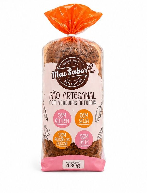 Pão Artesanal com Verduras Naturais — Mai’Sabor
